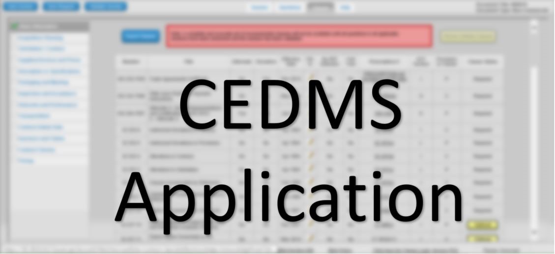 CEDMS Training - Overview | PIEE