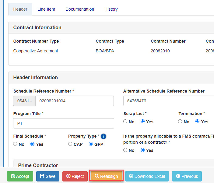 This image displays a Search Results screen with documents that may be worked by the PLCO user.